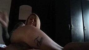 Hot Blonde Fingers Her Pussy In Friend's House While He's Away