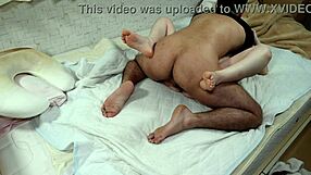 Japanese milf squeezes every drop in creampie session