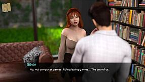 Nursing outfit reveals big tits in cute 3d game