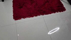 The babe BENDS OVER in doggystyle, letting me CUM over her pussy after a blowjob.