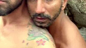 african gay men bareback fucking outdoors on public beach