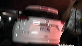 Queen Blue swallows that big black cock