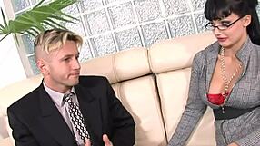 secretary endures anal creampie at office desk