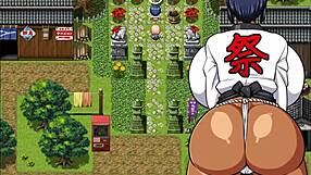 Tanned Natsuki Masturbates in Public While Changing - Hentai Ep 11