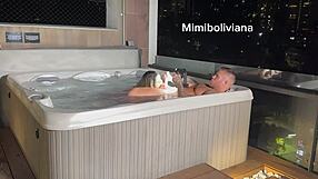 French guy Filoufitt in Medellin with a Colombian woman