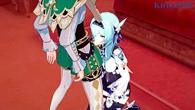 Eula Rosaria Venti Intense Creampie Sex Genshin Impact Hentai