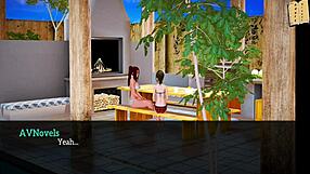 Adult video game with visual novel style and erotic stories