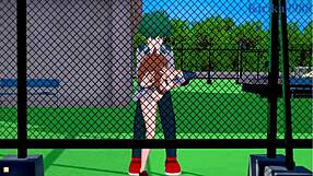 Nézem, ahogy Ochako Uraraka és Izuku Midoriya vad szexel My Hero Academia hentailben