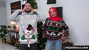 Muslim Virgin Gives Her Tight Pussy As Christmas Gift