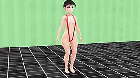 Why Did Anime Girl’s Micro Bikini Slip Like That?