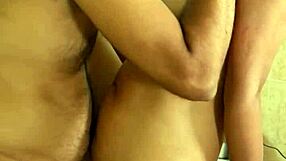 desi girlfriend takes deep cock in kitchen