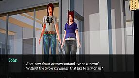 My new family engages in erotic 3d anime sex