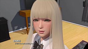 Beautiful anime with big tits and ripped clothes, part 1