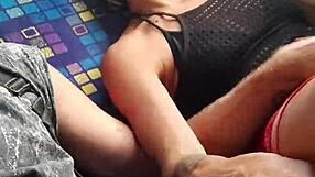 Train journey turns kinky with friend's big cock sucking