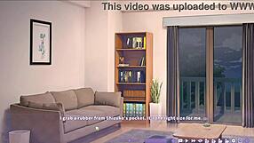 Summer clover engages in uncensored hentai lovey dovey missionary sex with female boss shizuko