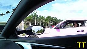 Tight pussy petite 18+ asian slut loses street race and gets fat cock in doggystyle pov.