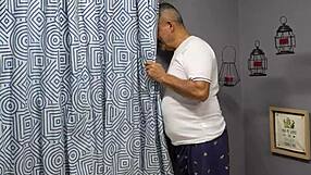 Games with stepdad reveal his luscious cock and rough homemade fun