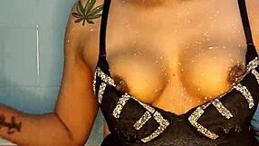 Blue changed his cock for a big dildo and swallows it all