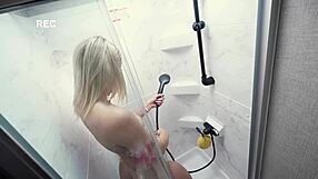 skinny babe rides stepbros monster cock getting horny