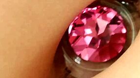 Booty Babe in Shoes and Tattoo Enjoys a Classy Session