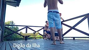 fucking those fat asses on the balcony! so hot!