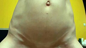 Watch this virgin's close-up grinding leading to a creampie orgasm