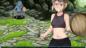 Blonde Babe Explores Monster-Filled Cave for Lost Items! Alissa’s Wild Adventure Ep1