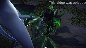 Furry Yaoi Dragon and Tanuki in Kinky Park Sex