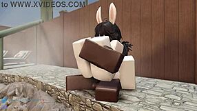 Bunny poskakuje jako profík na POV jízdě