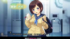 Explosive squirting waifu cam girl performs in hentai porn with intense scenes