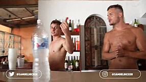 behind the scenes, samuel decker explores gay group pleasures