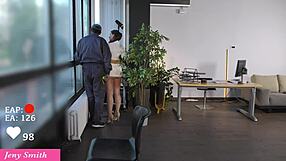 i invited the handyman to watch my toy masturbation