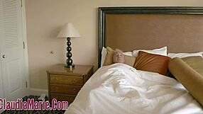 Silicone boobs bounce against silicone cock and balls