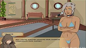 Korra's Tits Exposed in Hentai Game! Wow!