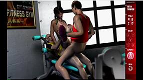 how much stamina does curvy trainer shoko have in group anal?