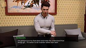 Nursing outfit reveals big tits in cute 3d game