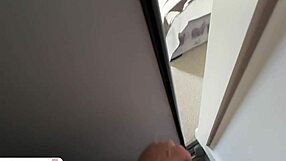 the innocent step sister caught him watching and still let him fuck her bent over