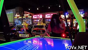 Bare teen beauties feel intense pleasure in rough sex