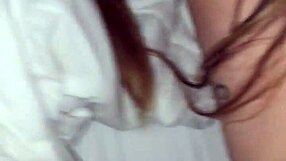 White girl bends over for intense doggystyle cock pounding