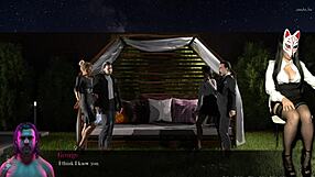 sin heels 4 featuring upskirt scenes in anime style