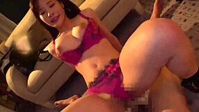 G-Cup Japanese Beauty Rides Cowgirl To Make Him Cum 100 Times?