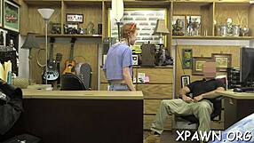 Is this minx sucking a ramrod sloppily?