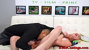 Hey, casting babe banged in teen pussy!