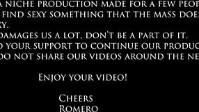 Lesbian domination with strapon humiliation and squirting orgasm