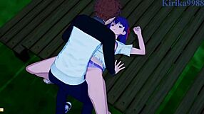 Sakura Matou and Rider Intense Creampie Sex with Shirou Emiya in Fate Stay Night Hentai