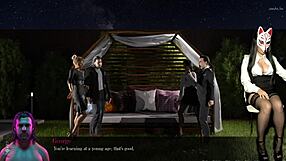 sin heels 4 featuring upskirt scenes in anime style