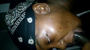 cheating ebony mom sucking big black cock