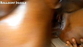 African Teen's First Big Black Cock Gapes Petite Pussy