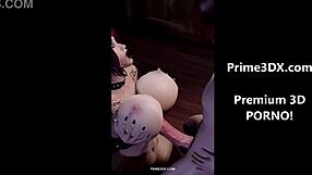 Prime3dx's hot as hell 3D porn compilation with double penetration action