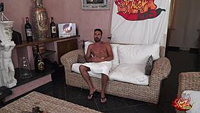 Dirty cougar gets bent over and doggystyled hard by Dandy Mary-Rider!